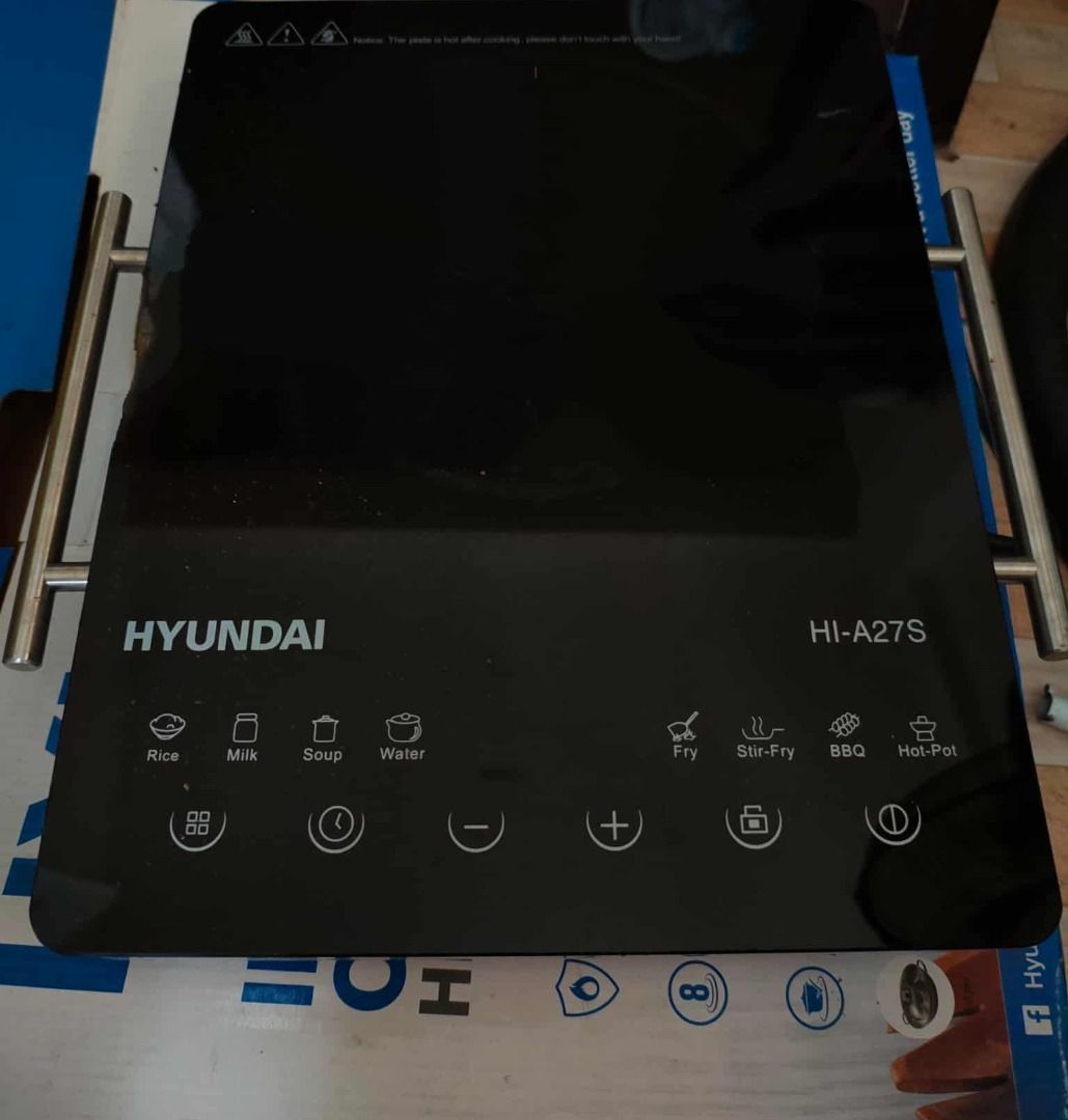Infrared cooker - Hyundai HI-A27S (2nd hand) (Category: Cookware & Accessories) located in Quezon City. Submitted by robeemolina0211 (Listing ID 1390473473, Image 2). Description: Hyundai Infrared Cooker Induction cooker—compatible with any cookware Use for only a month. .