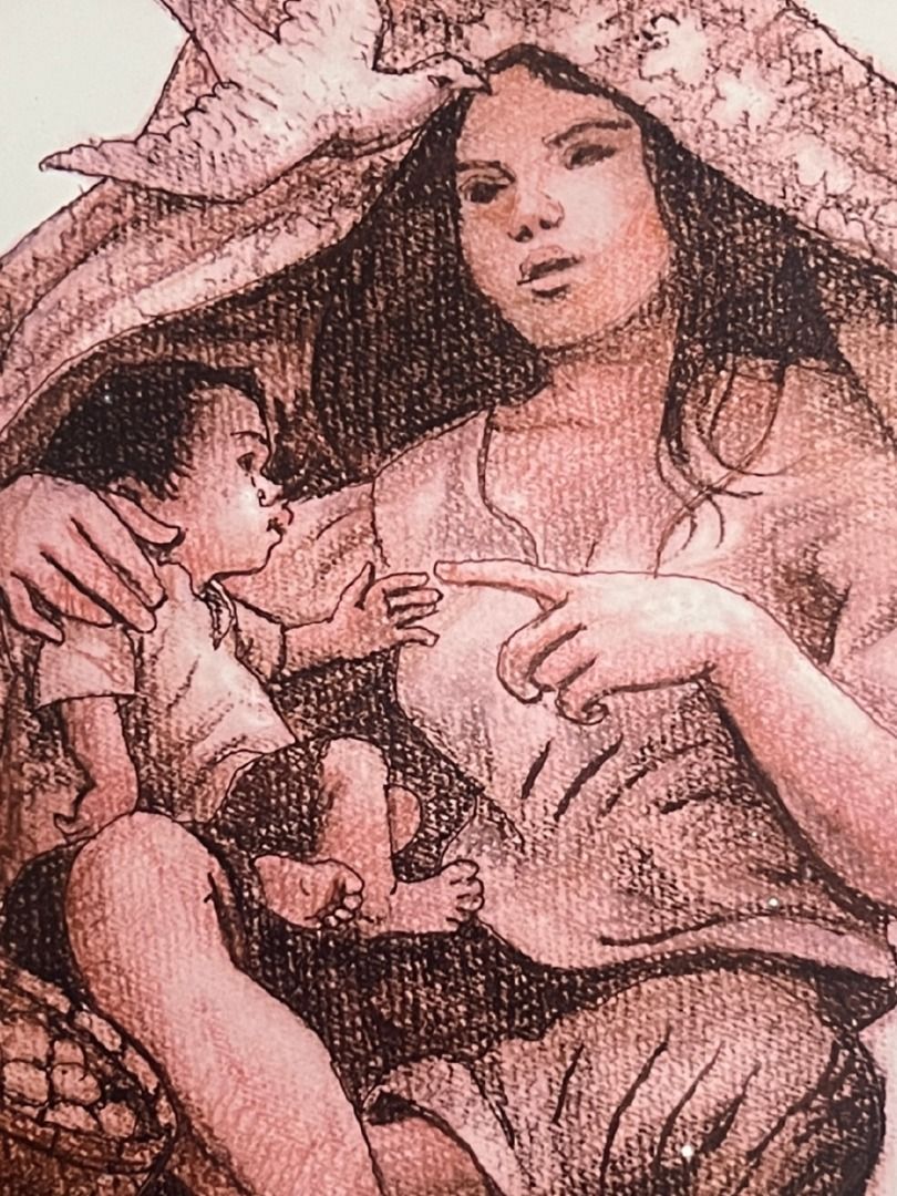 Lanzones Vendor - Nemiranda (Category: Art & Prints) located in Taguig. Submitted by drybrushgallery (Listing ID 1390510489, Image 2). Description: Lanzones Vendor Nemiranda, 2025 Print on Ceramic Stone Artwork Dimension: 9" x 9" with Certificate of Authenticity PM FOR INQUIRY 0917 565 2917 .