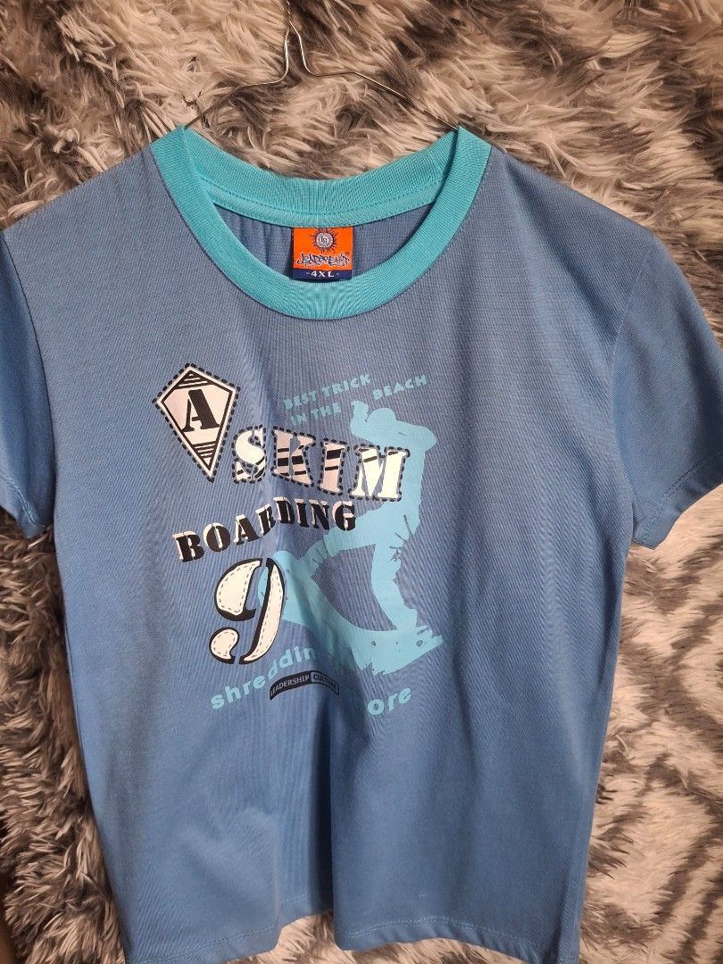 LEADERSHIP TSHIRT (Category: Babies & Kids Fashion) located in Bulacan. Submitted by stacksonracks_ph (Listing ID 1390521075, Image 1). Description: Color: Powder Blue Length: 21.5 inches Width: 16 inchea Sleeve length: 5.5 inches.