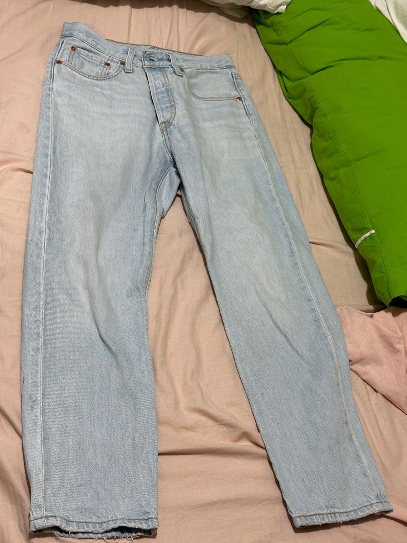 Levis 501 light blue - 27 (Category: Jeans) located in Makati City. Submitted by _daniellego (Listing ID 1390546718, Image 1). Description: Please refer to measurements on the photos. 🌟 PLEASE READ 🌟 ❌ NO WHEN WORN ❌ NO HAGGLING ❌ NO RETURNS ✅ FINAL SALE PRICE POSTED (plus SF by buyer) ✅ DETAILS IN THE DESCRIPTION NOT ALL ITEMS ON HAND ✅ Shipping days: Mon-Thurs ✅ Order must be confirmed and paid by Sunday morning for Monday shipping schedule. 