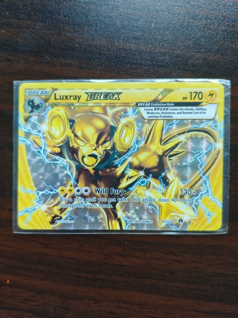Luxray BREAK #47/122 2016, Hobbies & Toys, Toys & Games on