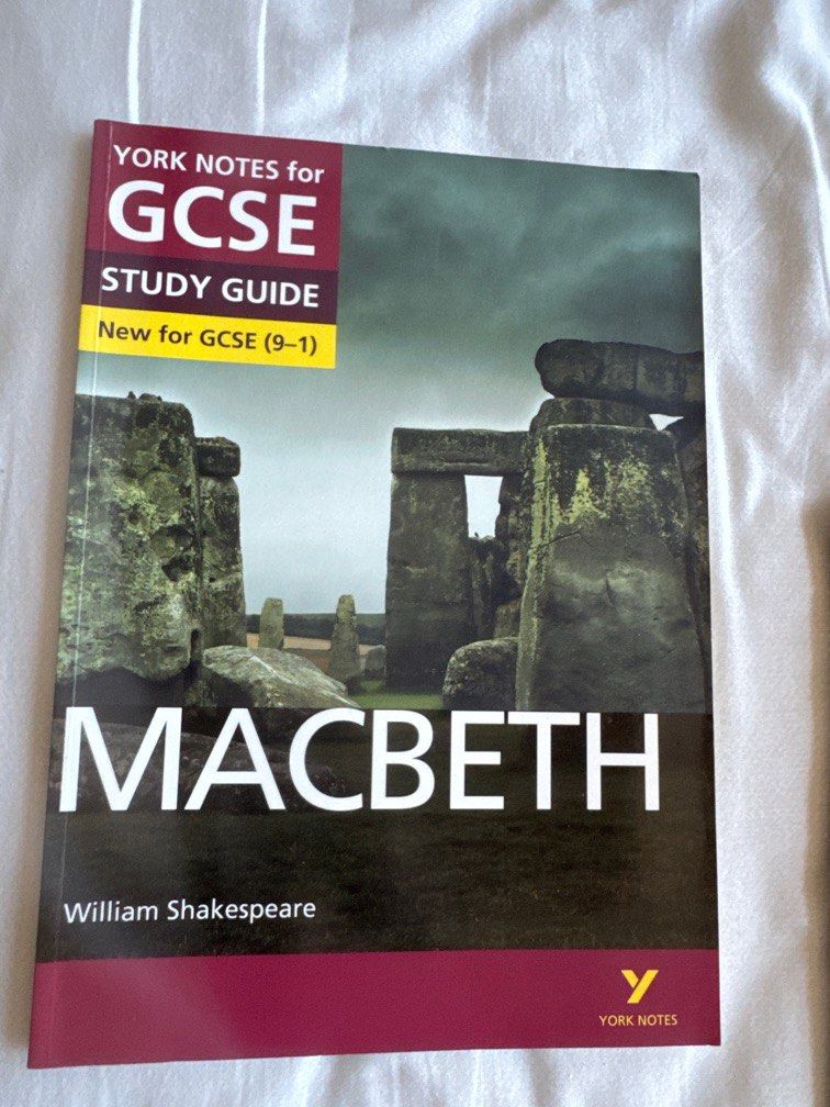 Macbeth study guide （分類：教科書）位於 Hong Kong。 由 vishaa852 提交（商品編號 1390511022，圖片 1）。簡介： York notes for GCSE study guide Macbeth William Shakespeare 。