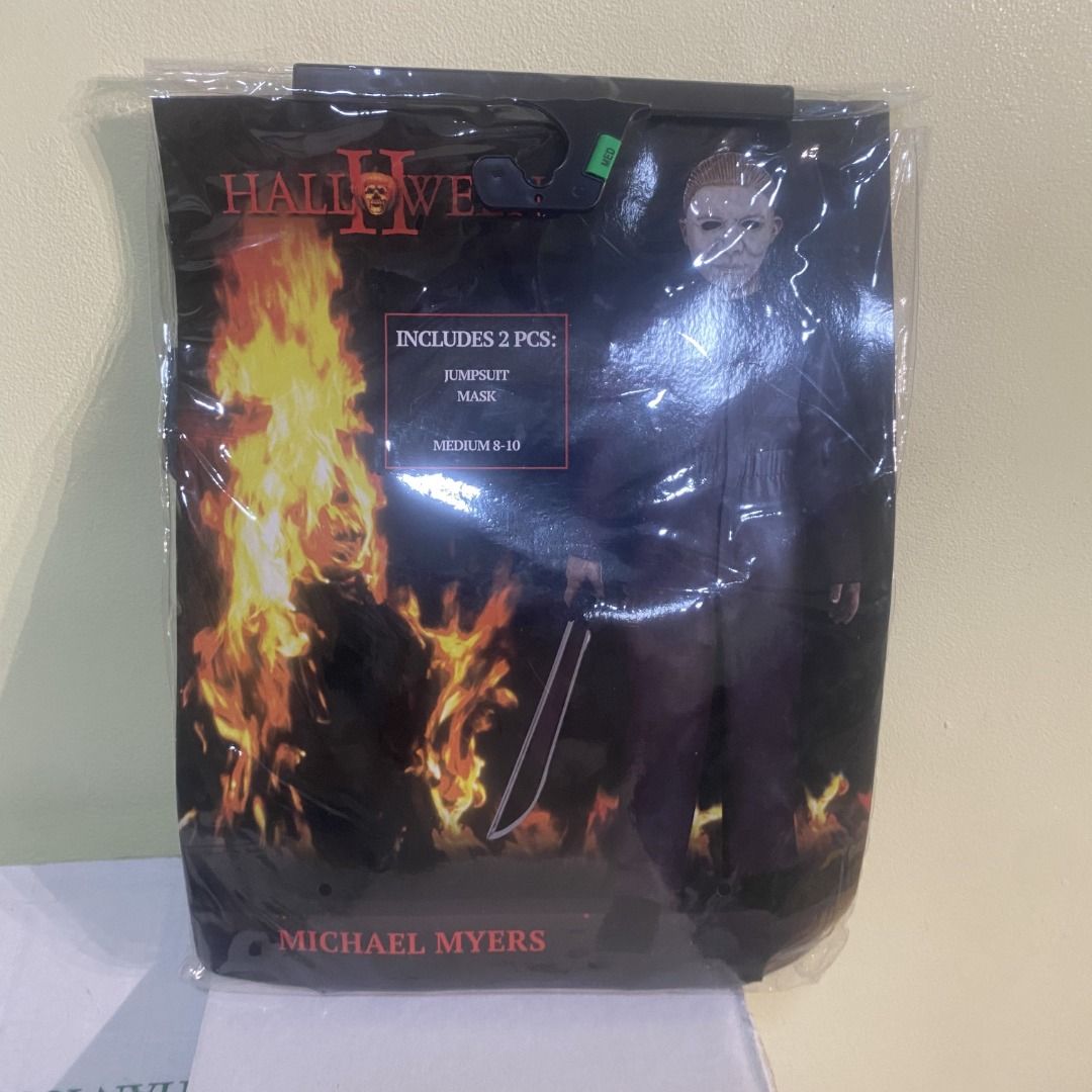 Michael Myers Halloween Set Costume (Category: Babies & Kids Fashion) located in Quezon City. Submitted by jacko_18 (Listing ID 1390598913, Image 1). Description: 💯 FRESH AND BOUGHT FROM US, AUTHENTIC! 💯 GOOD AS NEW! 💯 PM ME FOR MORE DETAILS!.