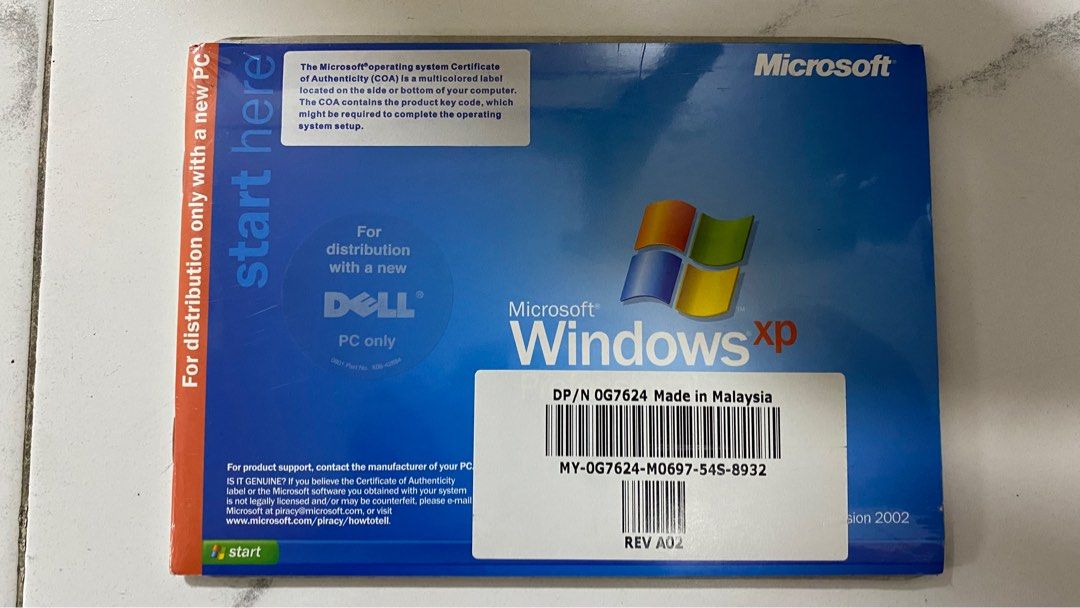 Microsoft Windows XP - Dell PC Only (Category: Desktops) located in Singapore. Submitted by khmok512 (Listing ID 1390550737, Image 1). Description: - New and sealed Windows XP (Dell PC version) - Includes original packaging - Comes with product key - Ideal for collectors - Perfect for installing on older computers - See photos for details DM/PM Your offer Self collect only Low baller and scammer will be ignored.