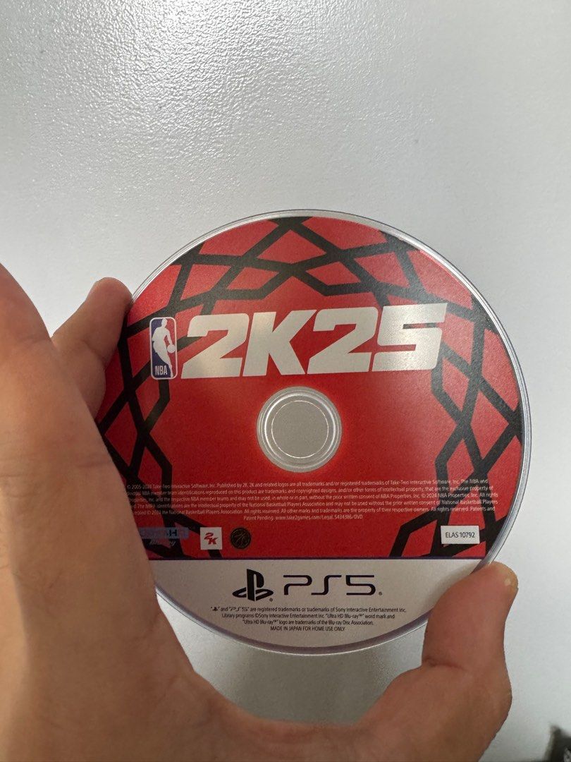NBA 2K25 (Category: PlayStation) located in Quezon City. Submitted by justin_taylor1067 (Listing ID 1390557441, Image 3). Description: Scratch-less. Unused code. Can be picked up by your preferred courier during weekdays at E-Square building in San Juan..