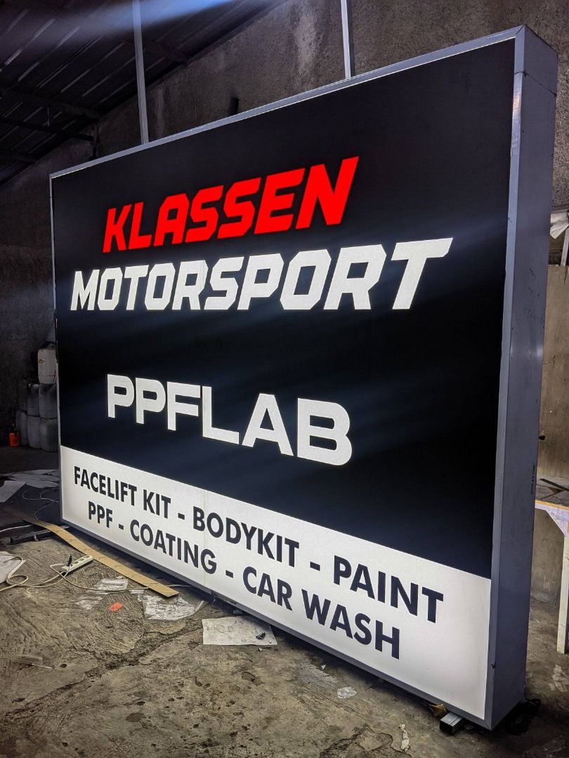 Neon box | reklame | akrilik | letters sign | billboard 081225915635 ...