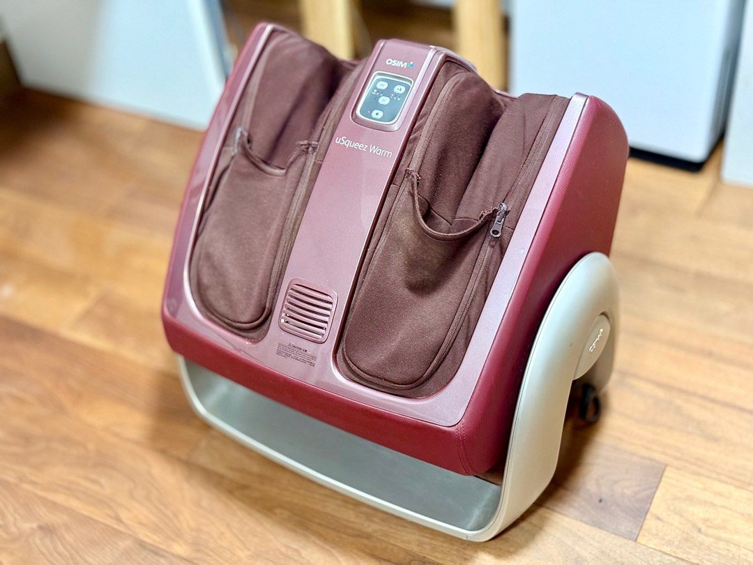 OSIM uSqueez Warm Foot Massager 美腿紓緩師腳底按摩機, 健康及營養食