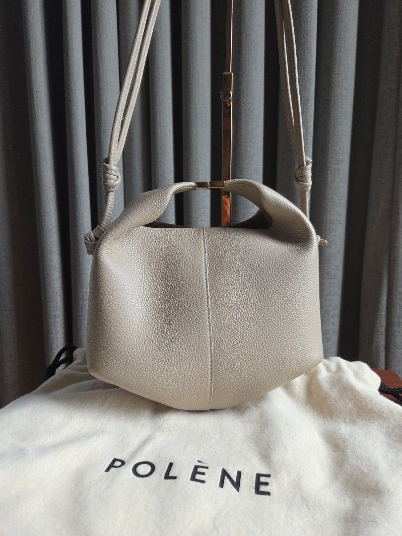PL Polene Beri Taupe (Category: Luxury Bags & Wallets) located in Quezon City. Submitted by shop.mar.go (Listing ID 1390475094, Image 1). Description: preloved but in excellent condition exterior are clean interior has minor stain pls see photos comes with dust bag only.
