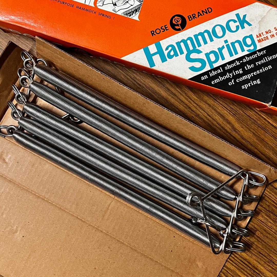 Rose Brand Multi-Purpose Hammock Spring Set of 5s For Spring Cot Buaian ...
