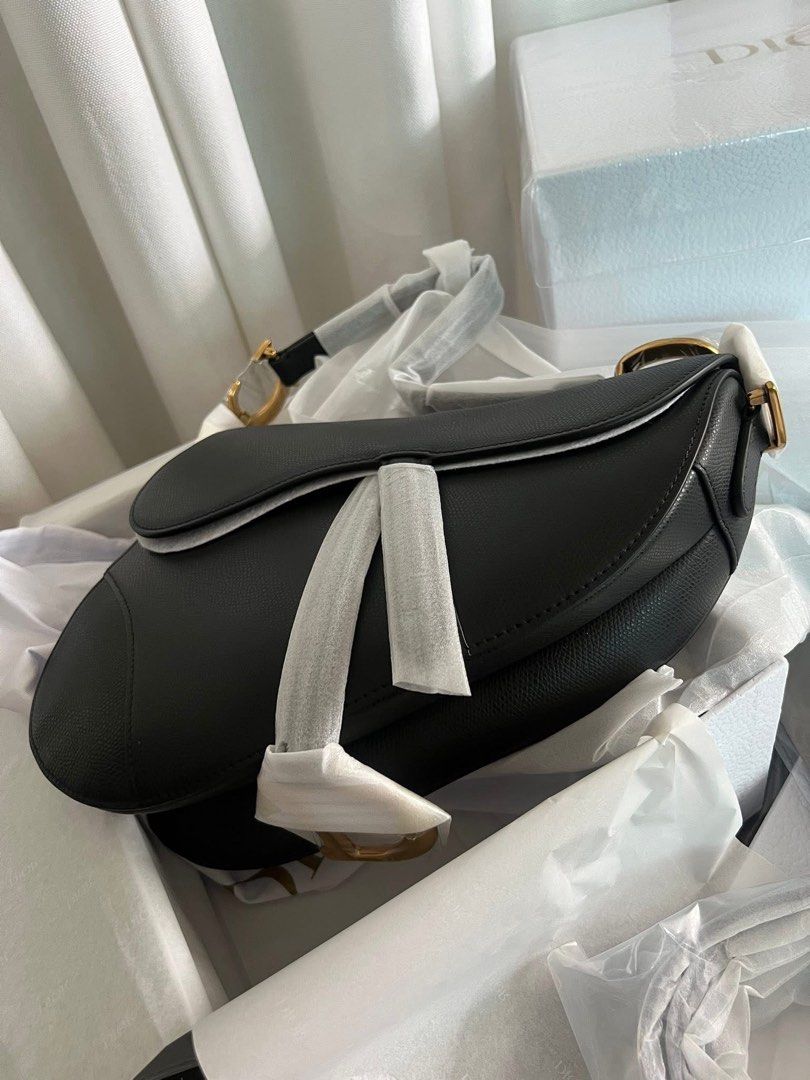 Rush! Dior Saddle Shoulder Bag - Black Gold (Category: Luxury Bags & Wallets) located in Pasig City. Submitted by gluxerare (Listing ID 1390562206, Image 3). Description: Rush Super Sale!! 😍 Repriced from 26.5k! What you see is what you get! ❤️.