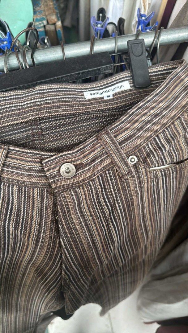 SemanticDesign Semantic design flared pants (Category: Jeans) located in Digos. Submitted by myshitthatwontfitordontwa (Listing ID 1390561411, Image 1). Description: Size 32 32 measured 40 length Crispy condition Pm for more pics.