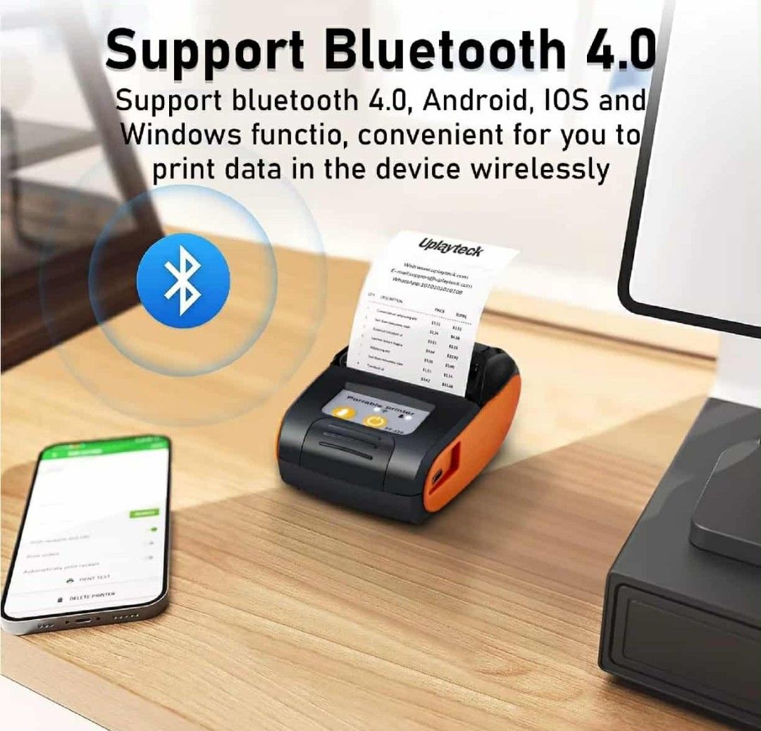 Senda 57mm Wireless Bluetooth Thermal Reciept Printer (Category: Printers, Scanners & Copiers) located in Manila. Submitted by angeldecaa52449 (Listing ID 1390492566, Image 2). Description: .