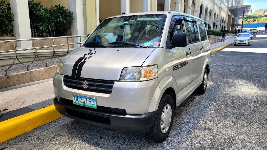 Suzuki APV 1.6 Manual (Category: Used Cars) located in Makati City. Submitted by ZilchXero.ZX (Listing ID 1390421693, Image 2). Description: * No known Issue!! Well maintained!! * Newly replace battery!! * Newly replace Class A tires!! * 80 to 90% smooth body paint!! * Open letter seller transfer!! * Complete papers!! * Chat if interested!! Best Deal! The 2012 Suzuki APV is a 1.6L gasoline-van with a 5-speed manual transmission, feat. an 8-person