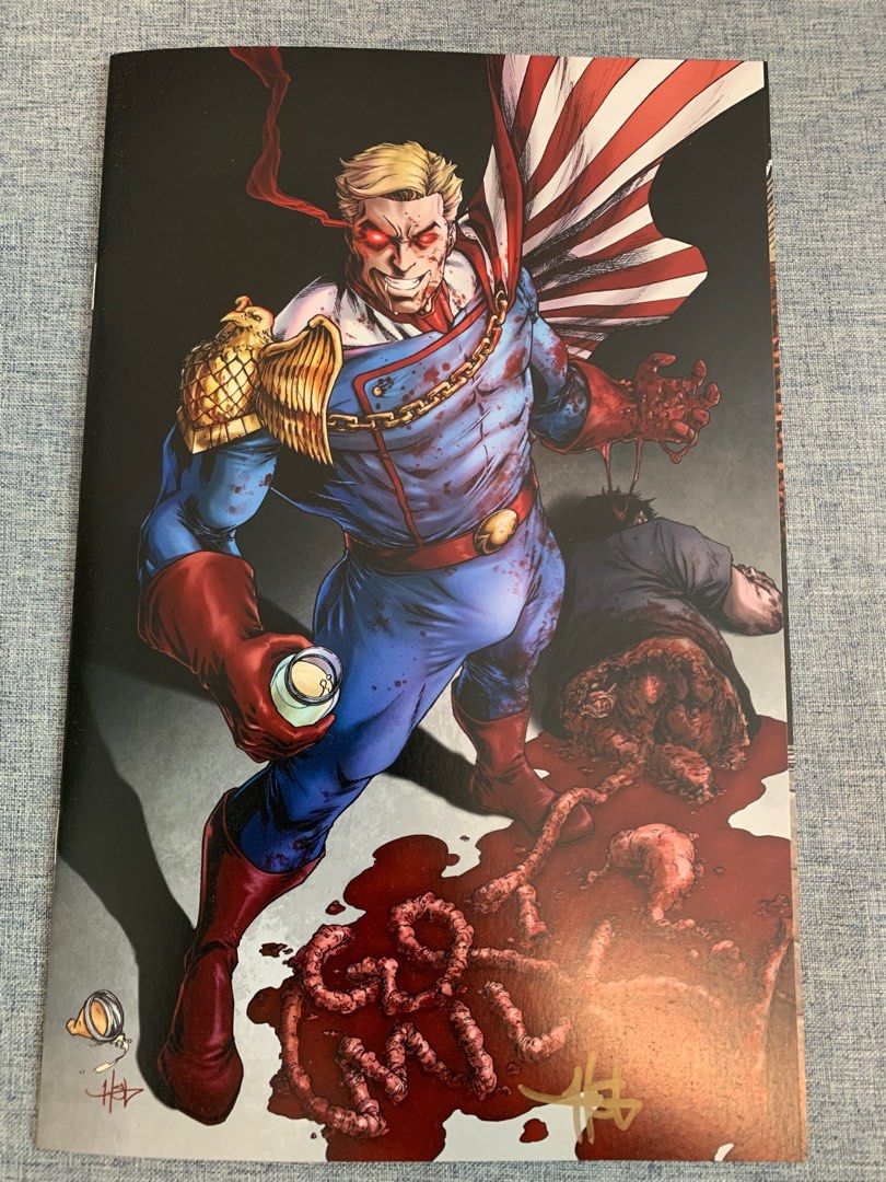 The Boys #1 NYCC Exclusive Creees Lee Homelander Virgin Variant