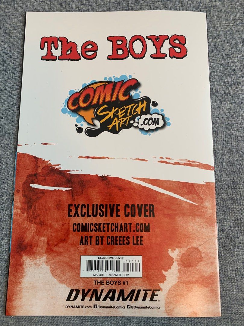 The Boys #1 NYCC Exclusive Creees Lee Homelander Virgin Variant