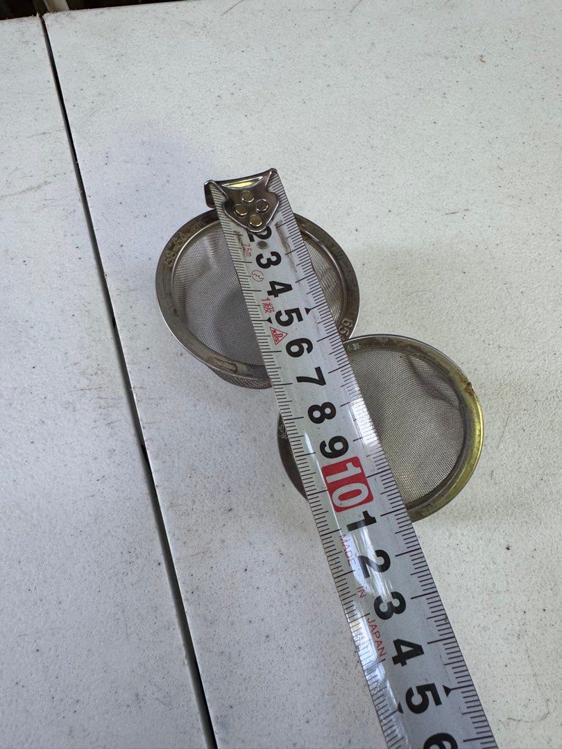 Two pieces stainless steel strainer (Category: Coffee & Tea Tableware) located in Davao. Submitted by parteawares2 (Listing ID 1390422913, Image 3). Description: Two pieces stainless steel tea strainer for your teapots perfect for your loose leaf teas .