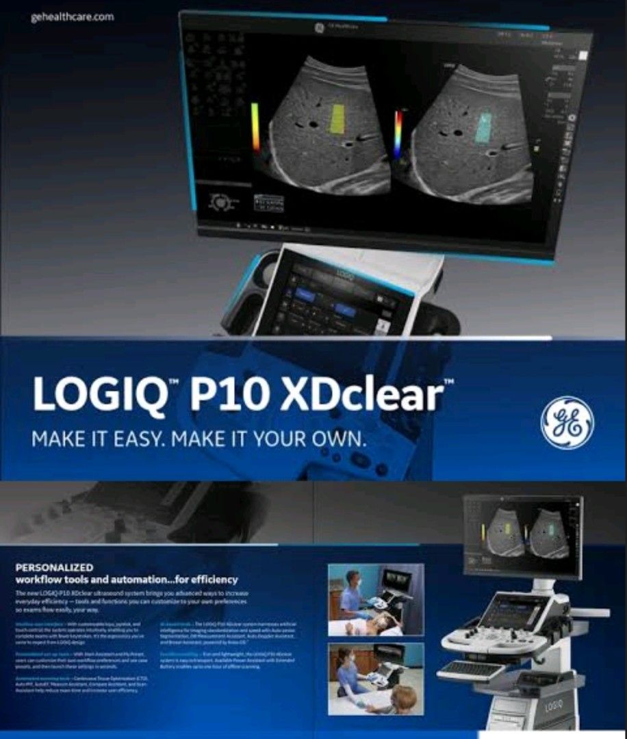Ultrasound Machine GE P10 (Category: Medical Supplies & Tools) located in Angeles City. Submitted by ryainramos (Listing ID 1390518838, Image 1). Description: 4 probes with 2D echo.