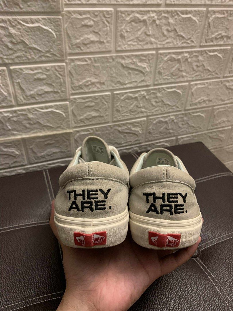 VANS They Are (Category: Sneakers) located in Paranaque City. Submitted by psyduuck (Listing ID 1390594101, Image 2). Description: Unisex, like new RFS: For tuition.