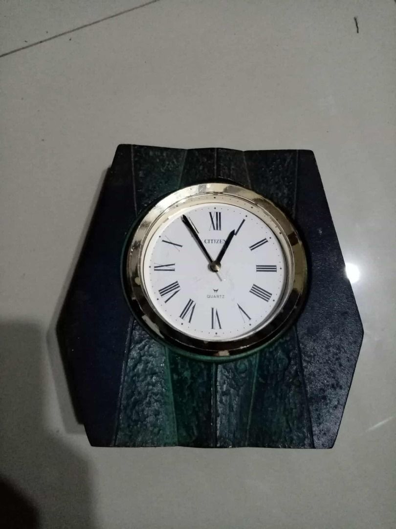 Vintage Citizen cast iron table clock ( not working) Php400. (Category: Clocks) located in Manila. Submitted by houseofcut11763 (Listing ID 1390435604, Image 3). Description: Vintage Citizen cast iron table clock ( not working) Php400..