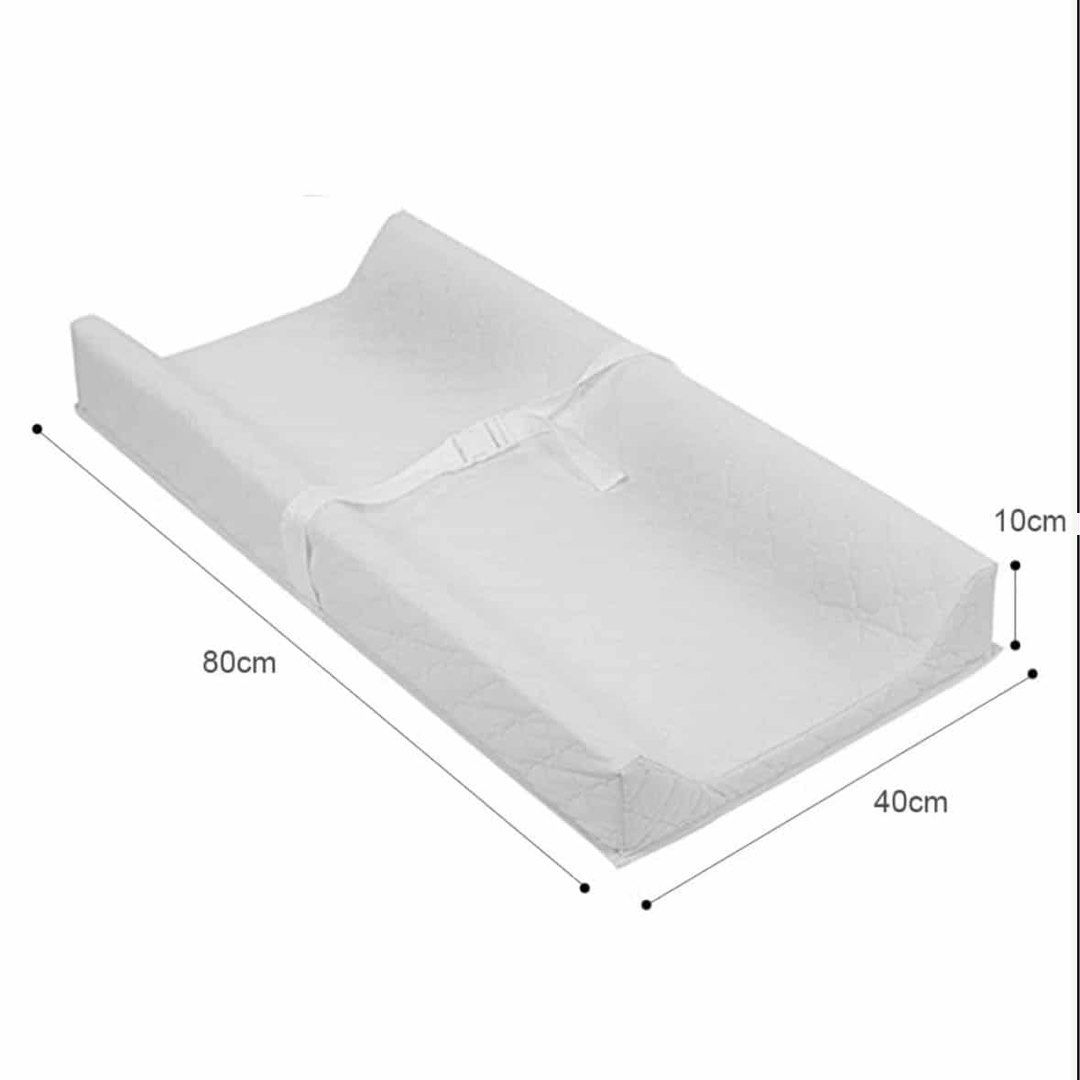 WATERPROOF BABY DIAPER CHANGING PAD (Category: Changing Mats & Accessories) located in Cabanatuan. Submitted by eyasells (Listing ID 1390536436, Image 2). Description: Color: White Size: 80cm x 40cm Details: Contoured wedge quilted mattress Condition: Used for ~1 month. Has minor stains (see last photo) but in great condition overall..