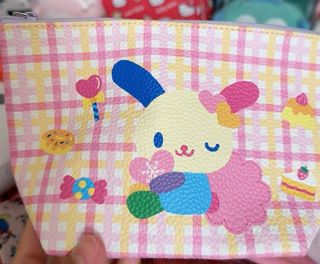 睇圖2落單‼️‼️Japan sanrio usahana pouch bag 花小兔袋 彩虹兔袋 usahana袋 化妝袋 筆袋64222604528899110