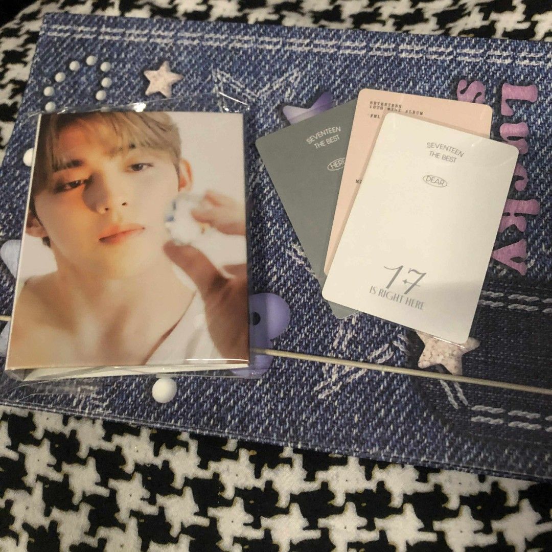 ₱75 PER SET • SVT SEALED BINDER + 3 NRPC PER SET (Category: Stationery & School Supplies) located in Paranaque City. Submitted by jhs.whimsyrack (Listing ID 1395622091, Image 3). Description: 💌 ₱75 PER SET • SVT SEALED BINDER + 3 NRPC PER SET ✖️ sc, jh, shua, dk, & gyu binder set, sold! Seventeen Official Binders & Photocards 🎀 — onhand; sealed binders & mint condi pc — 9 sets avail, what u see on pic = what u get — all members avail sa nrpcs —