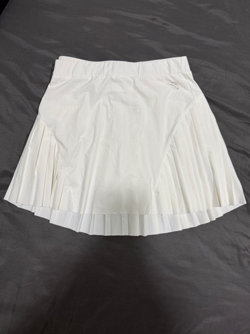 Assa Pleated Long Skirt - Floral White