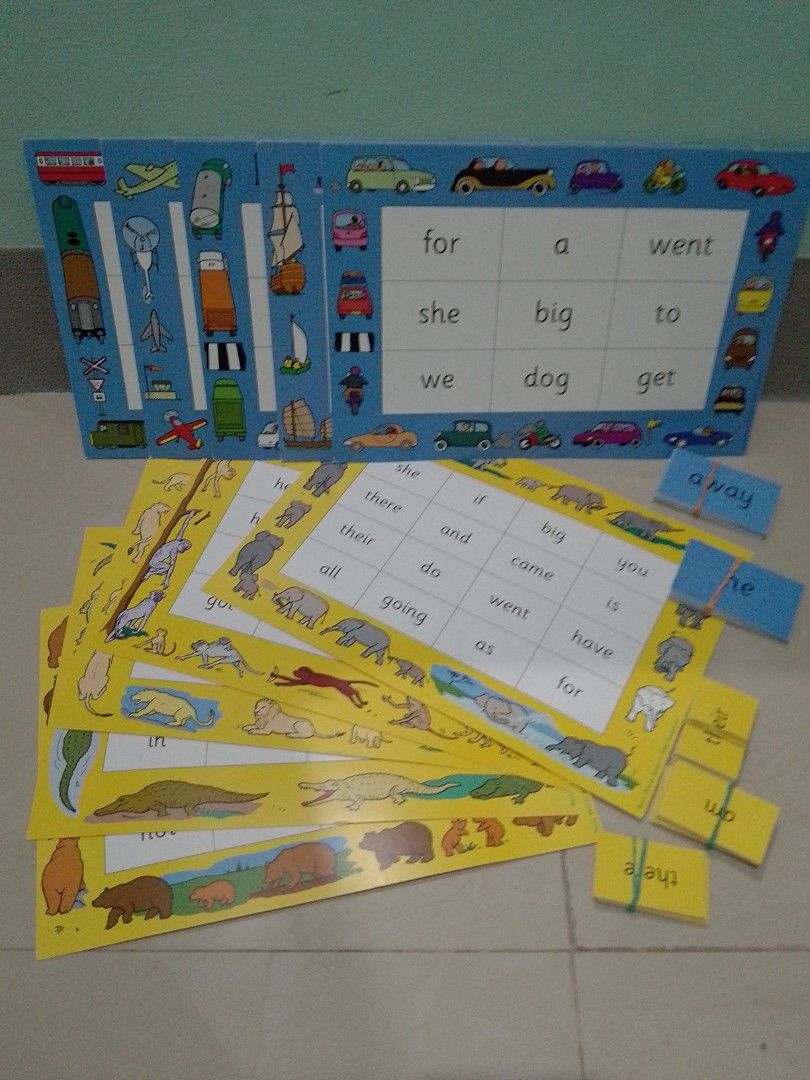 Basic Words Bingo (Category: Board Games & Puzzles) located in Ligao. Submitted by zeeyans_nook (Listing ID 1395691600, Image 1). Description: 10 playing bingo cards (5 blue, 5 yellow) blue cards - complete yellow - 66 (original), 15 (diy).