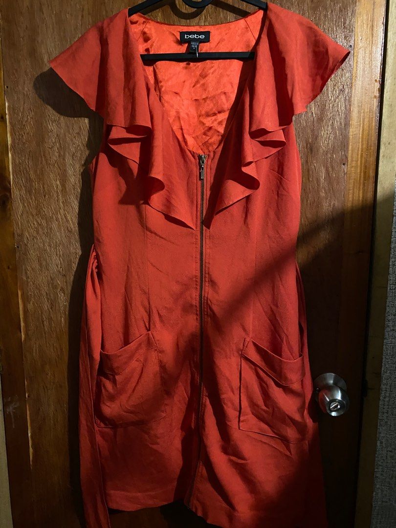 Bebe Orange Dress - Size M (Category: Dresses) located in Santa Rosa. Submitted by lesssojuplease (Listing ID 1395636354, Image 1). Description: Fits medium to large womens Ship via J&T 📍Sta. Rosa.