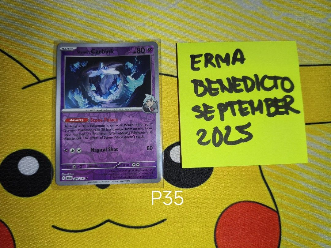 Carbink Reverse holo - Destined Rivals (Category: Raw Singles) located in Bocaue. Submitted by pikabolt (Listing ID 1395545181, Image 1). Description: Authentic. Like new. PM for inquiries. For meet up, mcdo Bocaue only. Can ship via JNT,LBC or lalamove.