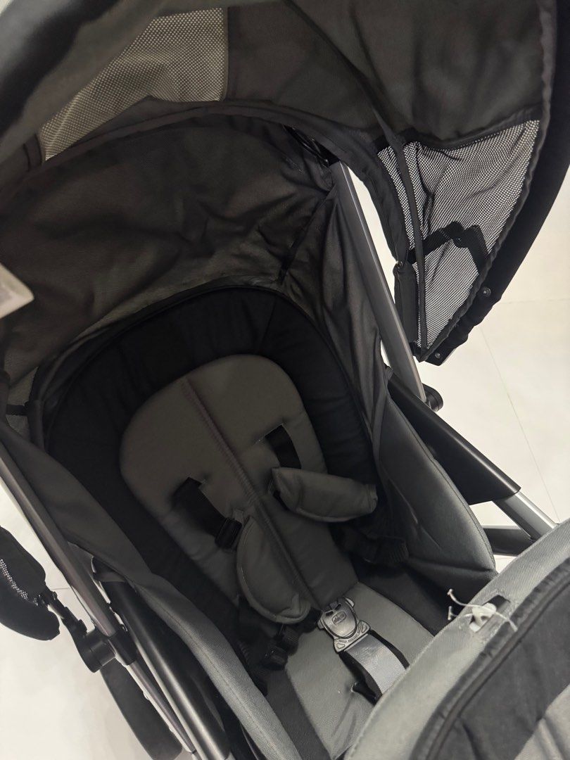 Chicco Cortina Together Double Stroller (Category: Strollers) located in Manila. Submitted by alcariasa31694 (Listing ID 1395671942, Image 2). Description: - Chicco Cortina Together double stroller - Two seats with canopies and safety harnesses - Stylish gray and black color scheme - Convenient storage basket - Parent tray with cup holders ✅brand new condition (never used) ✅no box ✅Bought for 29,999 selling low fixed price .