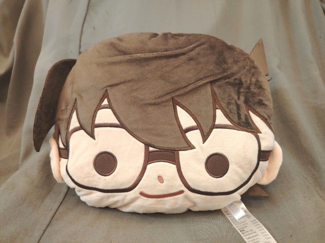 Detective Conan Edogawa Head Cushion Pillow (Category: Bedding & Towels) located in San Fernando. Submitted by jpmarketplace2023 (Listing ID 1395665375, Image 1). Description: 💚 All items are authentic from Japan. 💛 MOP: GCash (❌️ GCash Protect) 🩵 MOD: LBC only (❌️ S. Checkout, COD, COP) 💙 Meet-up: Vista Mall, San Fernando, Pampanga 💜 All items are on-hand. 🧡 First to pay gets the item first. ❤️ Breakable items are packed with care and caut