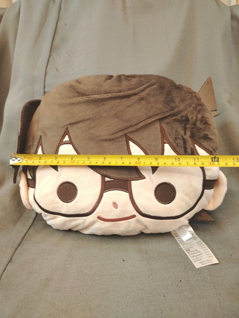 Detective Conan Edogawa Head Cushion Pillow (Category: Bedding & Towels) located in San Fernando. Submitted by jpmarketplace2023 (Listing ID 1395665375, Image 2). Description: 💚 All items are authentic from Japan. 💛 MOP: GCash (❌️ GCash Protect) 🩵 MOD: LBC only (❌️ S. Checkout, COD, COP) 💙 Meet-up: Vista Mall, San Fernando, Pampanga 💜 All items are on-hand. 🧡 First to pay gets the item first. ❤️ Breakable items are packed with care and caut