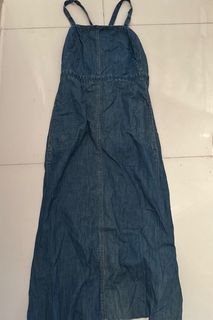 Gap 1969 牛仔吊帶裙64243207530370110