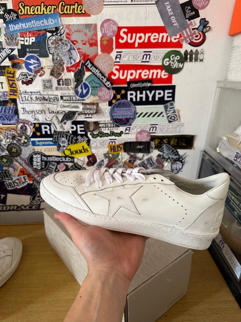 Golden goose ggdb ballstar white (Category: Sneakers) located in Manila. Submitted by kick.asskicksph (Listing ID 1395632511, Image 3). Description: Golden goose ballstar optic white brand new complte .
