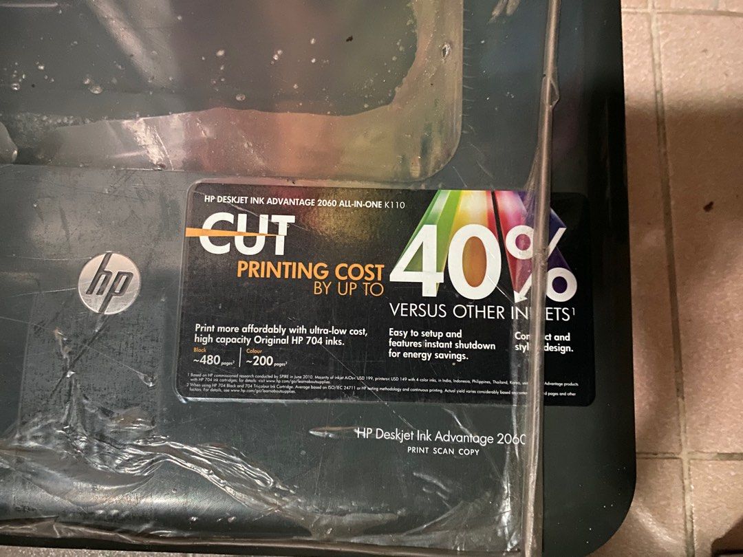 HP Deskjet Ink Advantage 2060 All-in-One Printer (Category: Printers, Scanners & Copiers) located in Manila. Submitted by seisei01 (Listing ID 1395551696, Image 3). Description: wts Defective Printer 10 year old printer - nakatambak na lang, matagal na hindi ginagamit.
