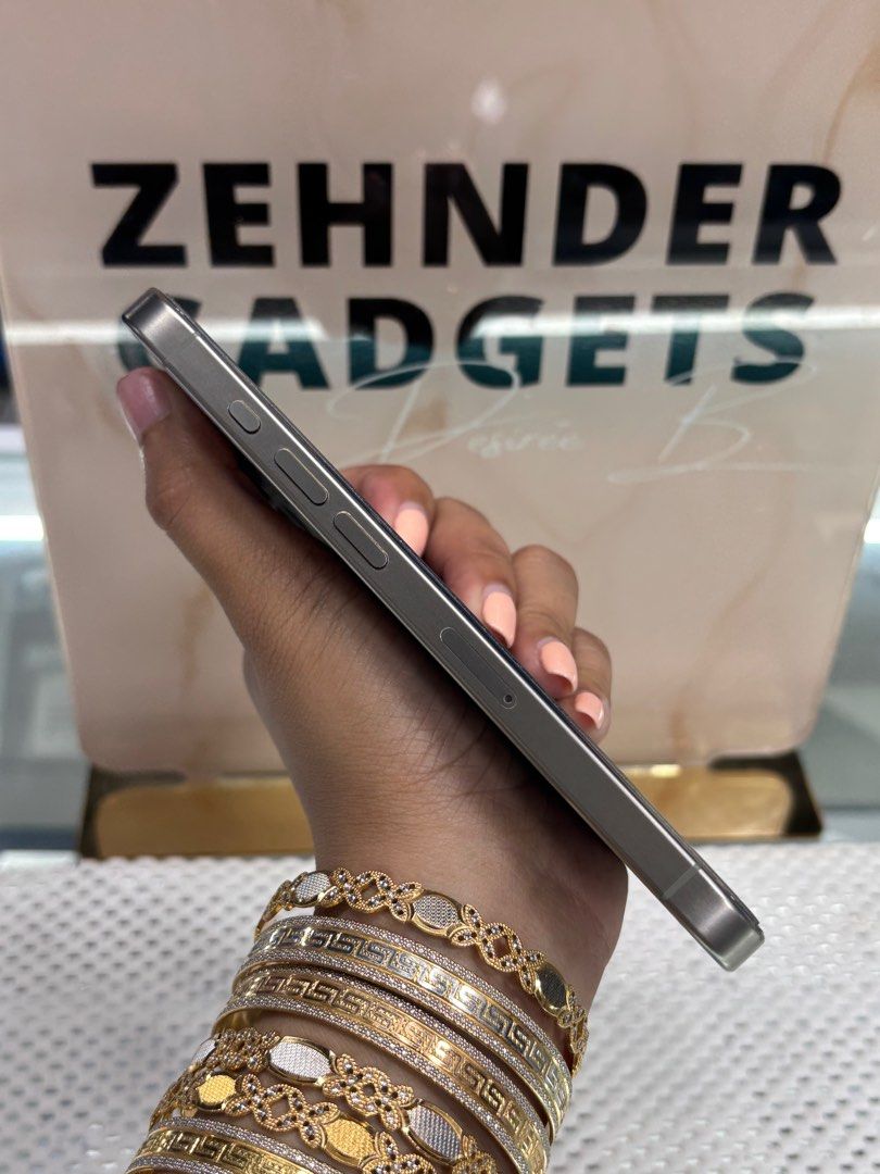 iPhone 15 PRO 256GB OPENLINE (DUAL SIM) HK VARIANT (Category: iPhone 15 Series) located in San Juan City. Submitted by desireebayal96 (Listing ID 1395717162, Image 3). Description: iPhone 15 PRO (NATURAL TITANIUM) * 256GB * OPENLINE (ANY SIM) * NO SIM RESTRICTIONS * DUAL SIM (HK VARIANT) * 96% BH (ORIGINAL NOT BOOSTED CAN CHECK 3UTOOLS) * 201 CYCLE COUNT * 100% SMOOTH * NO DENTS * NO SCRATCH * NO ISSUE * NO HISTORY OF REPAIR * NO ICLOUD ISSUE * N