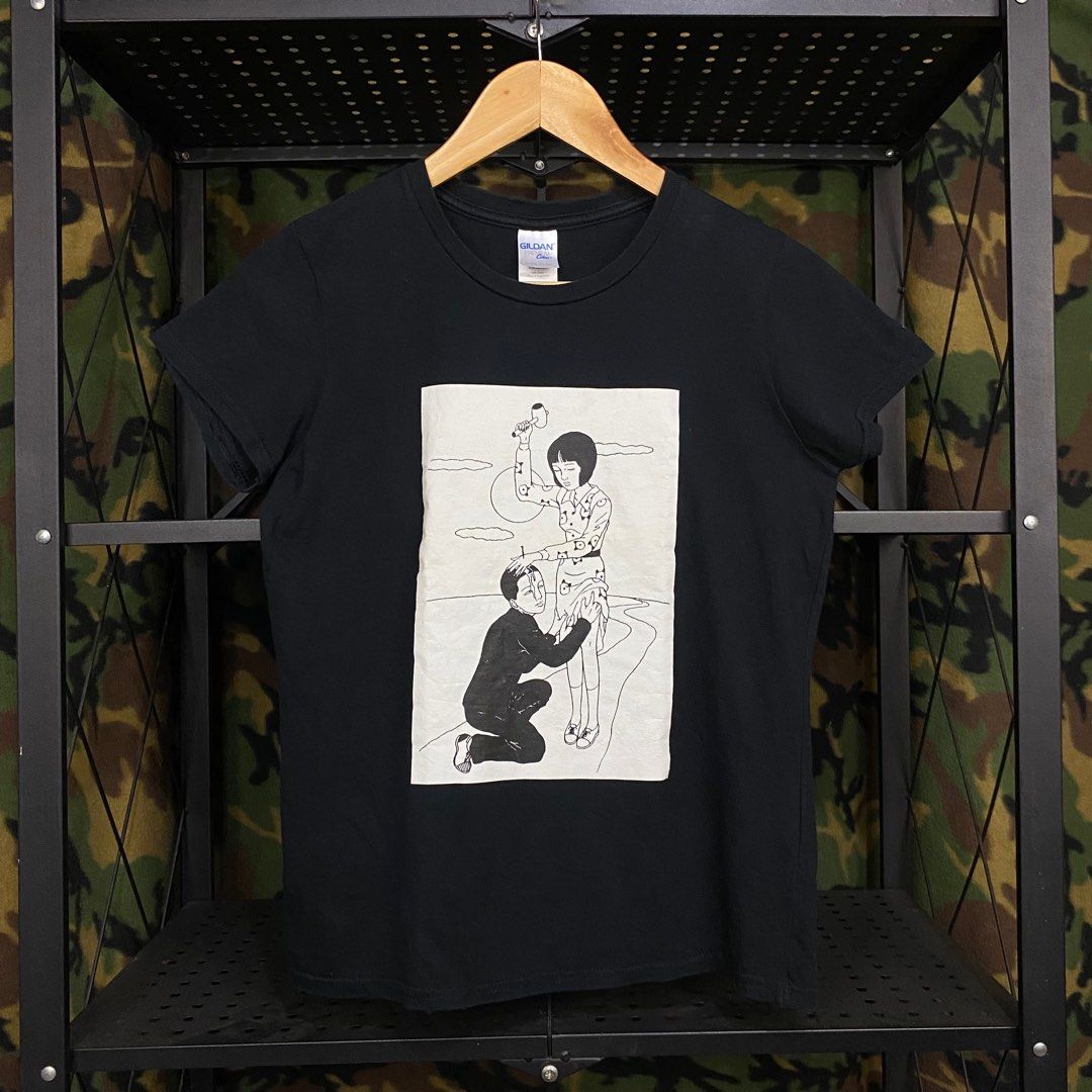 Junji Ito Vibe Graphic Tee (Category: Shirts) located in Cebu City. Submitted by cebuvntgvibes (Listing ID 1395621670, Image 1). Description: 17W x 23L (XS-S) . Good as new. No issue. . Mine ₱750+sf.