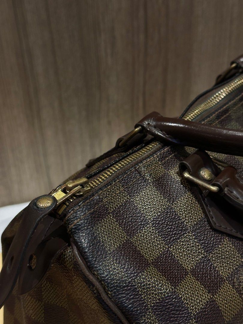 Louis Vitton Speedy (Category: Luxury Bags & Wallets) located in Quezon City. Submitted by mzrc1 (Listing ID 1395675371, Image 3). Description: Speedy LV Customized RFS not being used anymore Check last photo for stamp on bag Inclusions: Bag Price is negotiable Location: QC .