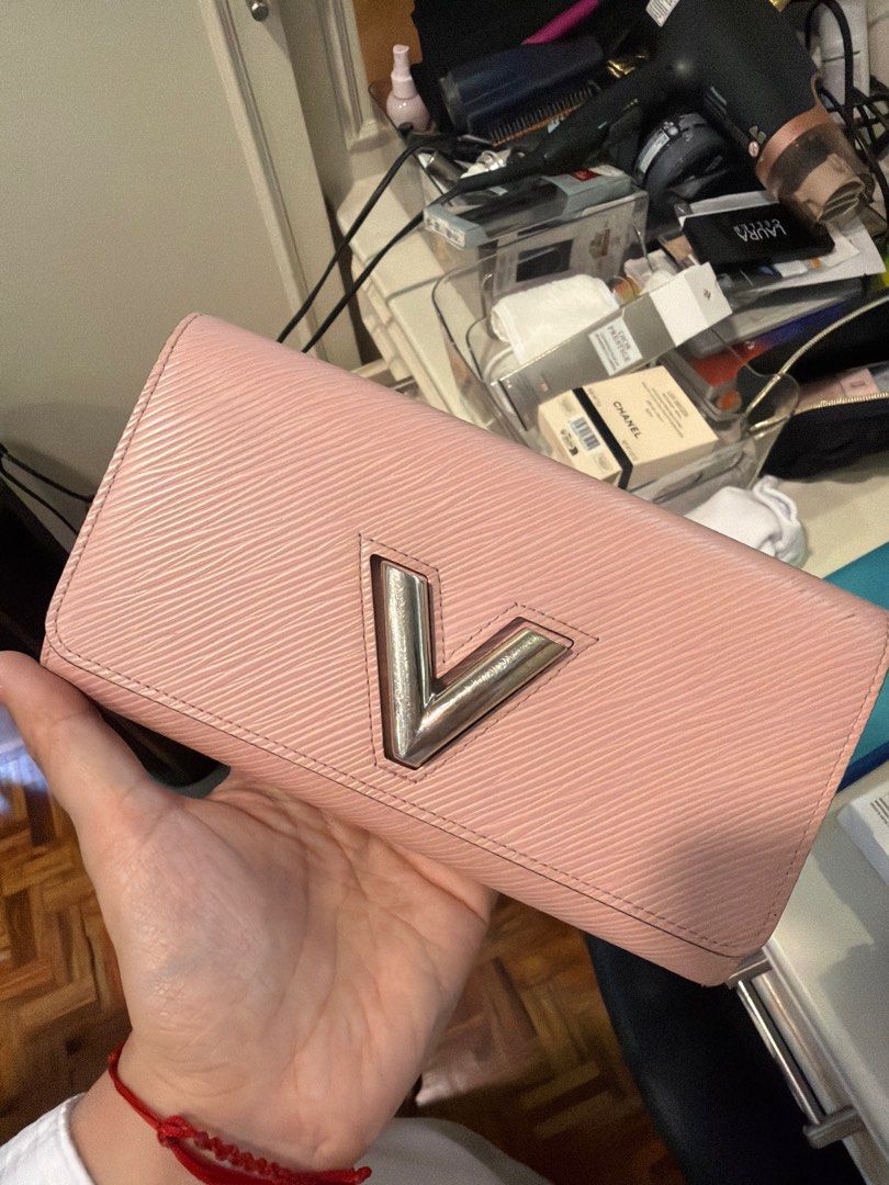 Louis Vuitton Epi Sakura Pink Wallet (Category: Luxury Bags & Wallets) located in Quezon City. Submitted by branded_closet01 (Listing ID 1395555530, Image 2). Description: Well used epi lv wallet Authentic.