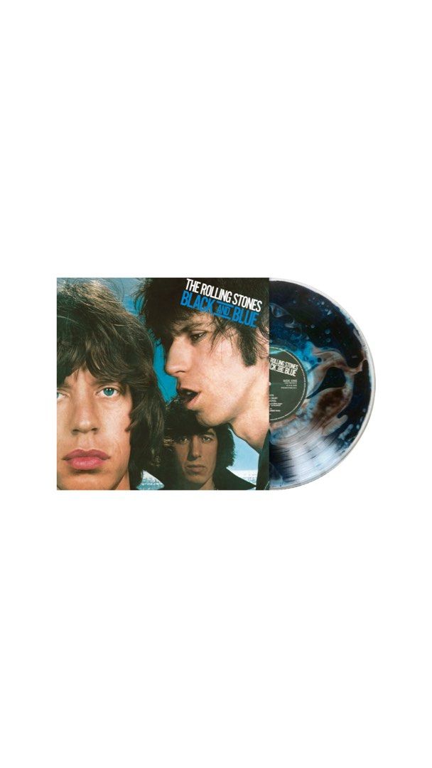 ROLLING STONES BLACK AND BLUE LIQUID LP Black and Blue 2LP (Color