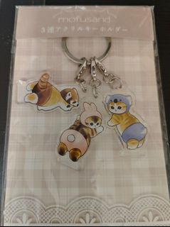 Mofusand 三連亞克力鎖匙扣 掛飾64206384365699110