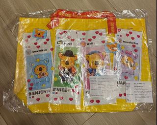 NAMCO 樂天熊仔餅黃色環保袋64198417718785110