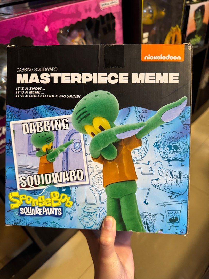 NICKELODEON (AlphaGroup) SpongeBob SquarePants Dabbing Squidward Masterpiece Meme (Category: Figurines & Statues) located in Davao. Submitted by capsuleplanetph (Listing ID 1395707000, Image 3). Description: 🦑 Dabbing Squidward "Masterpiece Meme" Figure (Nickelodeon) 🦑 Finally, a masterpiece fit for a pineapple under the sea! 🍍 Get your hands on this fantastic and hilarious collectible figure of Squidward Tentacles doing the iconic DAB! A must