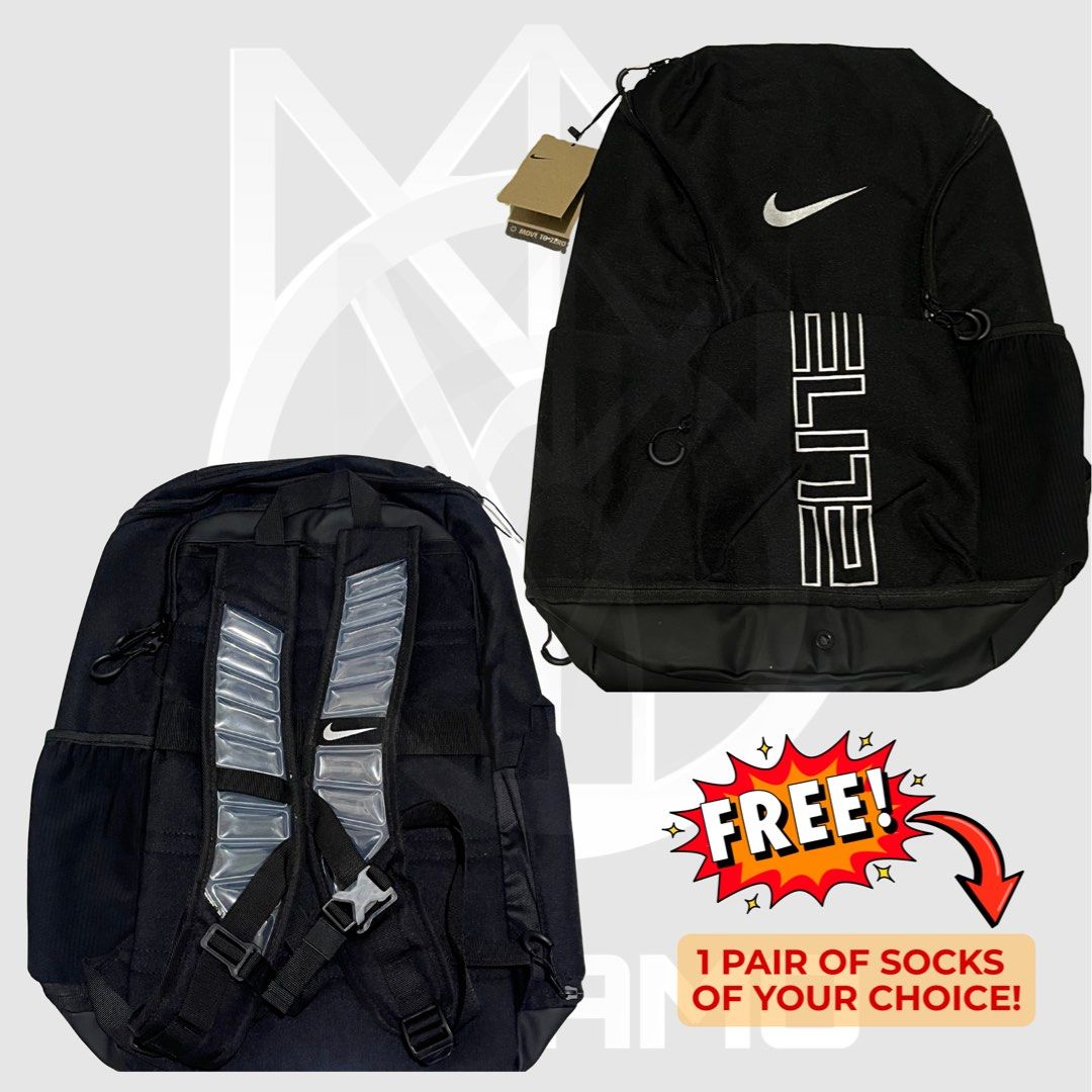 Nike Elite Bag V3 (Category: Backpacks) located in San Pedro. Submitted by anilovvv (Listing ID 1395629337, Image 1). Description: 🔥 DOUBLE THE DEAL, DOUBLE THE STYLE! 🔥 Buy 1 Nike Elite Bag V3 and get 1 FREE pair of socks of your choice! Secure the bag and the comfort for only ₱999 😉 Few stocks left, grab yours now! 💨🏃🏻 📍San Pedro, Laguna 🤝🏼 Meet Up 📦 Nationwide Delivery DM for more inquiries! - Actual photos are posted -.