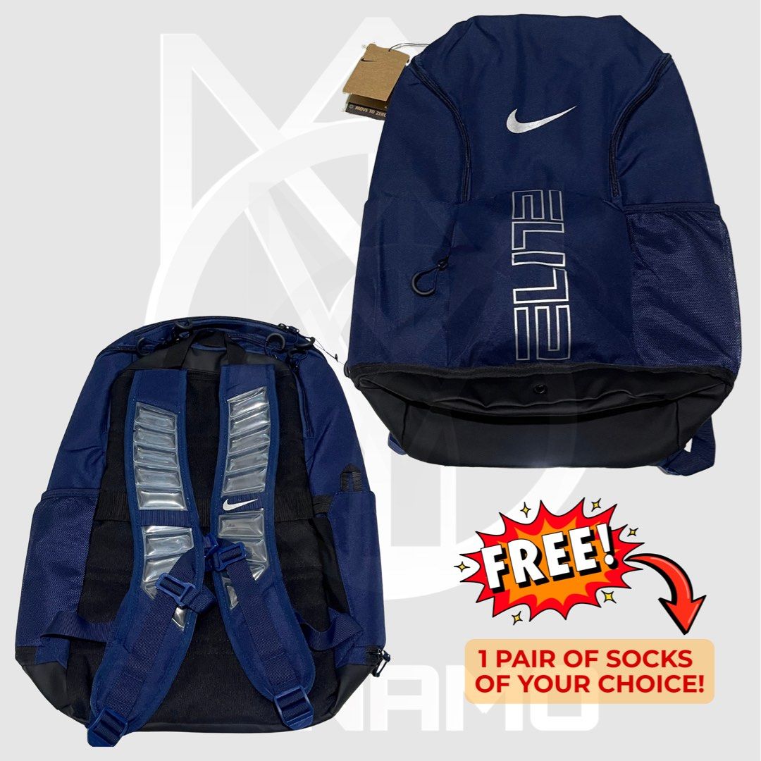 Nike Elite Bag V3 (Category: Backpacks) located in San Pedro. Submitted by anilovvv (Listing ID 1395629337, Image 2). Description: 🔥 DOUBLE THE DEAL, DOUBLE THE STYLE! 🔥 Buy 1 Nike Elite Bag V3 and get 1 FREE pair of socks of your choice! Secure the bag and the comfort for only ₱999 😉 Few stocks left, grab yours now! 💨🏃🏻 📍San Pedro, Laguna 🤝🏼 Meet Up 📦 Nationwide Delivery DM for more inquiries! - Actual photos are posted -.