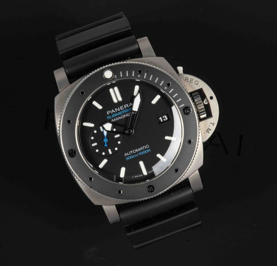 Panerai 1389 (Category: Luxury Watches) located in Mandaluyong City. Submitted by 88nac (Listing ID 1395642372, Image 1). Description: Panerai Luminor Submersible 1389 Year 2019 Ceramic bezel Titanium 1950 style case 47mm diameter Automatic P9000 movement 9.5/10 condition Complete set 345k Slightly neg PM fot inquiries.