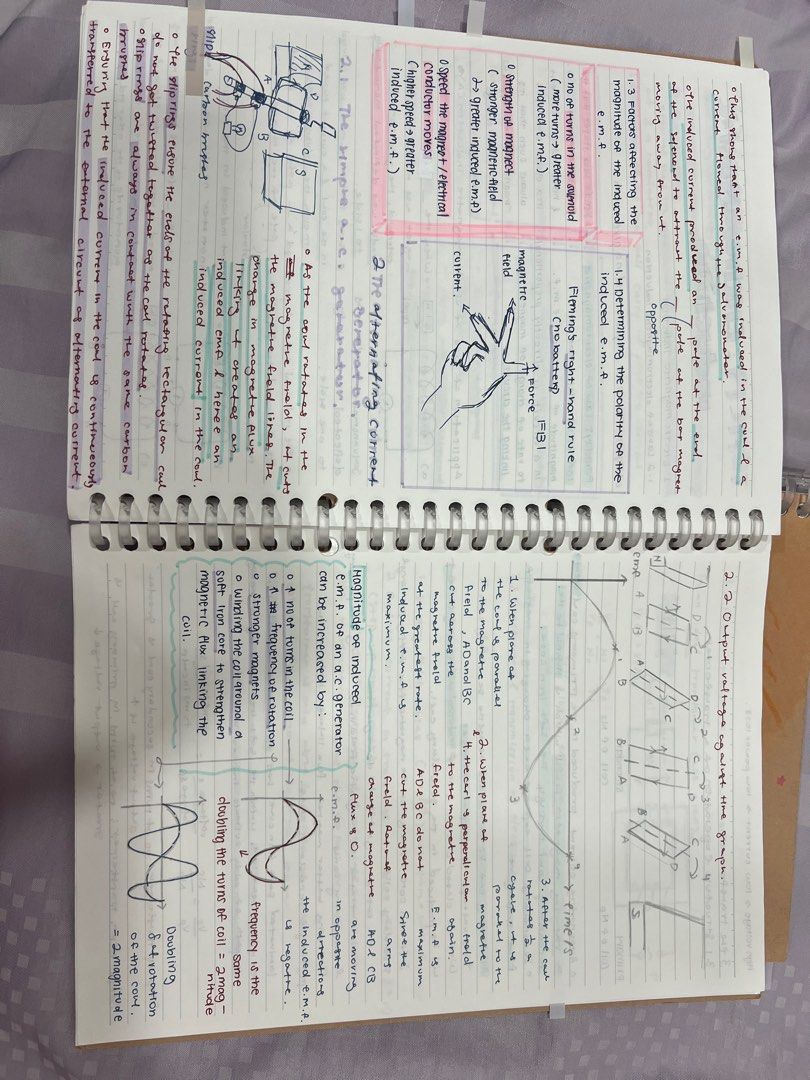Physics Notes - o levels (Category: Assessment Books) located in Singapore. Submitted by matilda12345 (Listing ID 1395568993, Image 1). Description: - Comprehensive physics notes. - Covers electromagnetism, kinematics, waves, and more. - Ideal for high school and junior college students. - Well-organized and detailed. - Perfect for revision. - Includes handwritten notes, diagrams, and explanations..