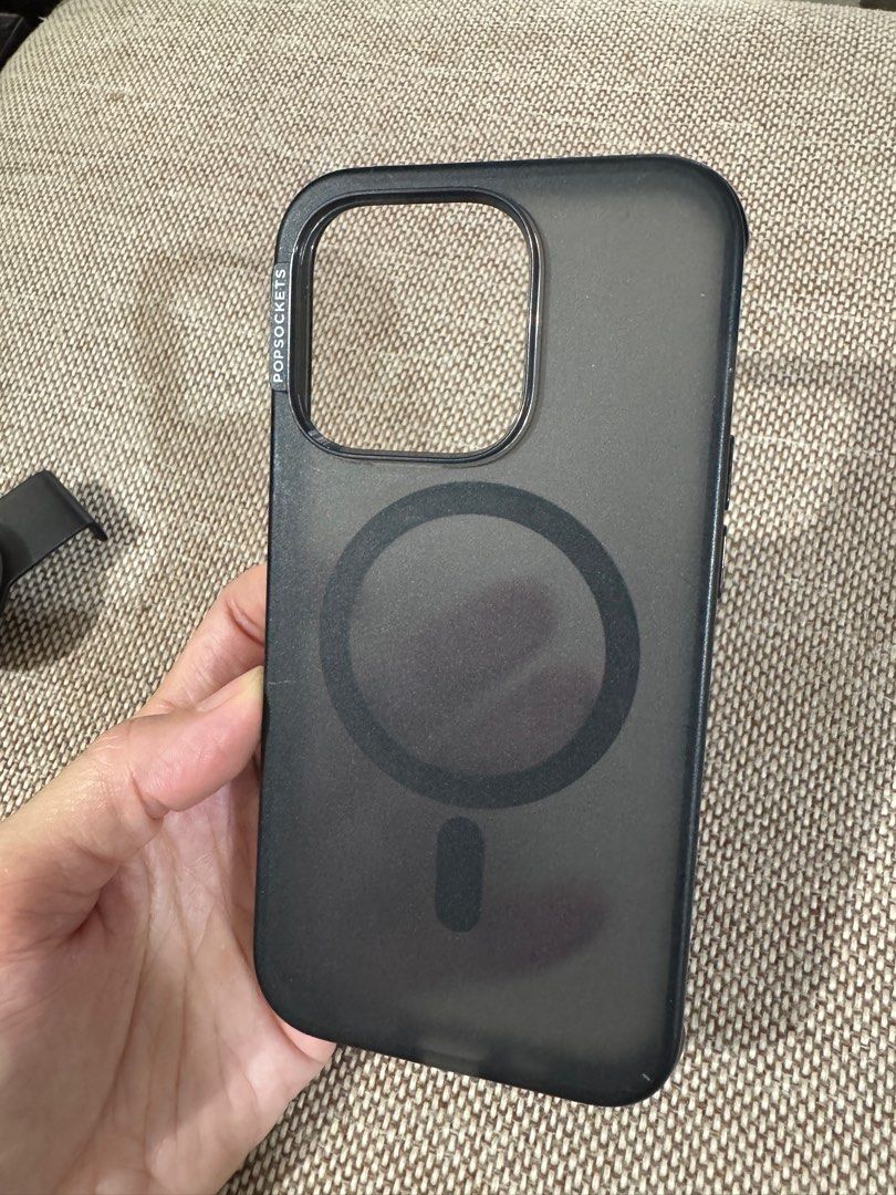 Popsockets case 14pro (Category: Cases & Sleeves) located in Paranaque City. Submitted by tealandsagecloset (Listing ID 1395595597, Image 3). Description: Details: magsafe translucent black color ❗️PLEASE READ BEFORE SENDING A MESSAGE ✅LAST PRICE POSTED ❌NO SWAP ❌NO 🍊CHECKOUT ❗️Make reading a habit.