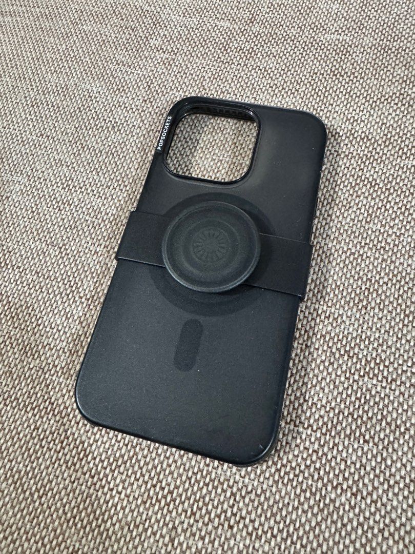 Popsockets case 14pro (Category: Cases & Sleeves) located in Paranaque City. Submitted by tealandsagecloset (Listing ID 1395595597, Image 2). Description: Details: magsafe translucent black color ❗️PLEASE READ BEFORE SENDING A MESSAGE ✅LAST PRICE POSTED ❌NO SWAP ❌NO 🍊CHECKOUT ❗️Make reading a habit.